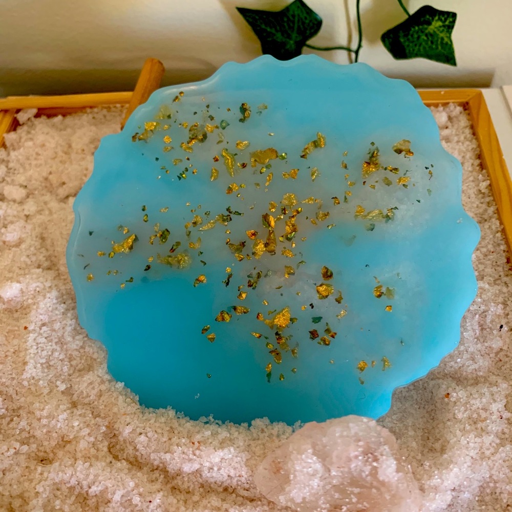 Resin coaster